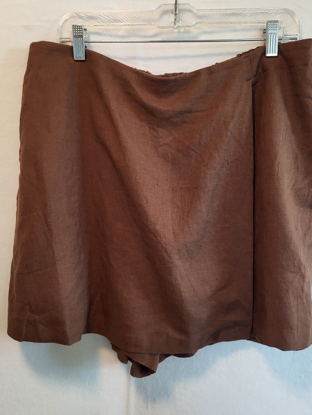 Rae Mode Brown A-Line Skort NWOT Size 3X
